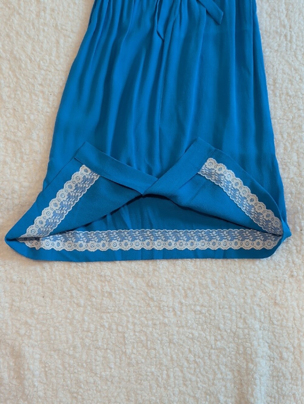 Kate Spade New York Sleeveless Dress | Size 2 | Blue Fit & Flare - Picture 3 of 3